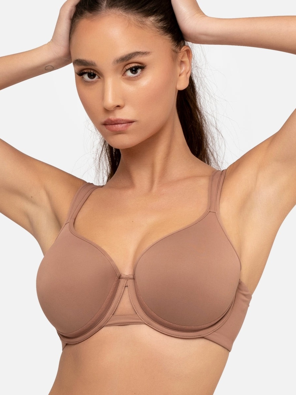 The Underwire Cradle Bra-1235-Mocha Mousse